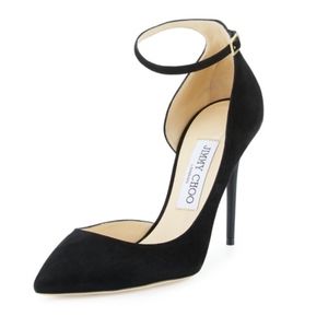 Jimmy Choo Lucy 85 Black Suede size 43; US 11-12